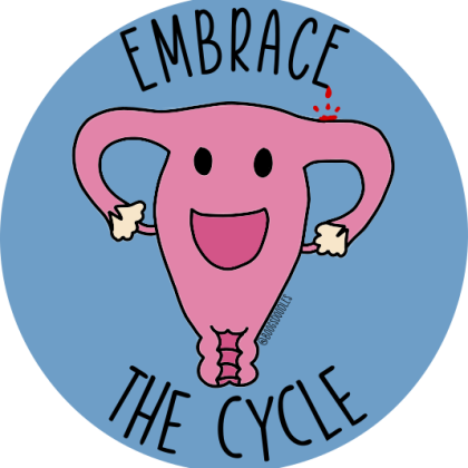 Embrace the Cycle Sticker (colour)