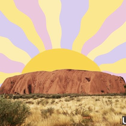 Uluru Postcard
